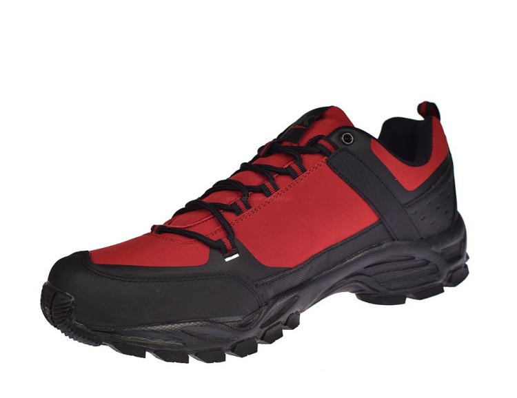 buty trekkingowe na duże stopy DK 1096 czerwone