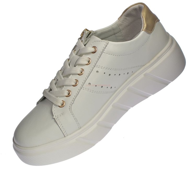 sportowe buty damskie skórzane białe Ladie’s Style