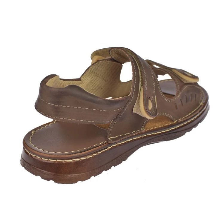 sandały męskie letnie skóra naturalna SA-025