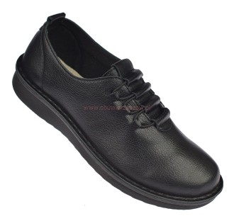 mokasyny damskie czarne Dr Jan MD26-29 przód