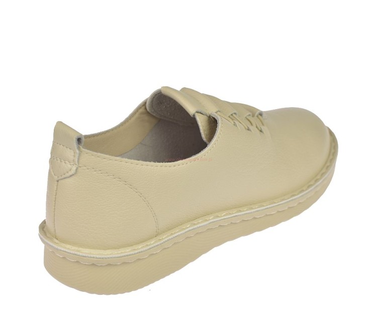 lekkie półbuty damskie beżowe na lato