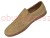mokasyny męskie beżowe z eko zamszu lekkie półbuty letnie