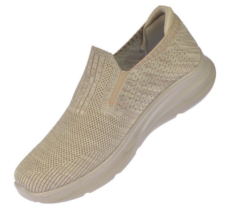 przewiewne buty męskie beżowe z siateczki