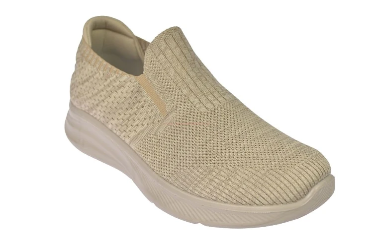 buty na haluksy męskie elastyczna cholewka beżowe