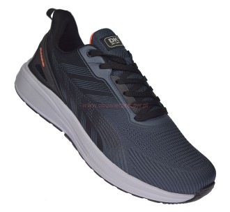 sneakersy męskie siatkowe szaro niebieskie VB17397