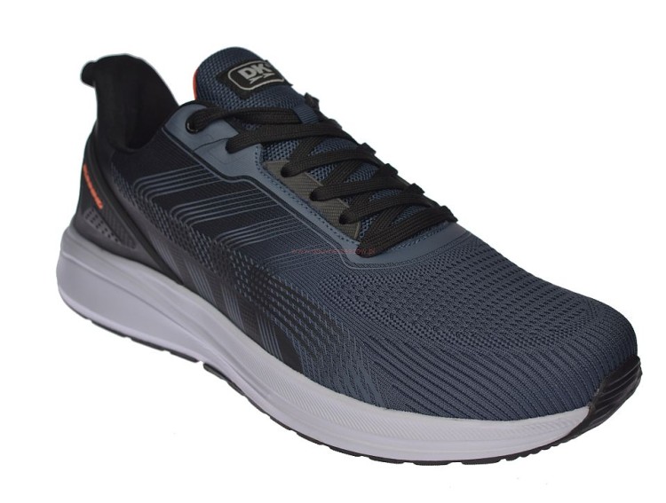 lekkie buty sportowe męskie szaro niebieskie