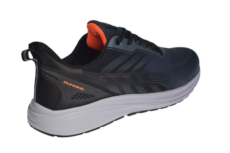 sneakersy męskie treningowe szaro niebieskie
