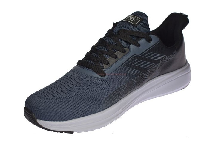 buty męskie sportowe na lato szaro niebieskie duży rozmiar