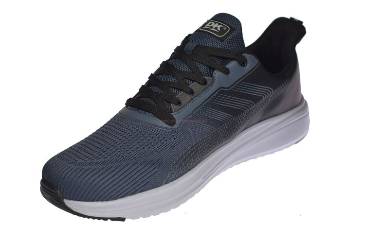Duże buty sportowe męskie lekkie szaro niebieskie