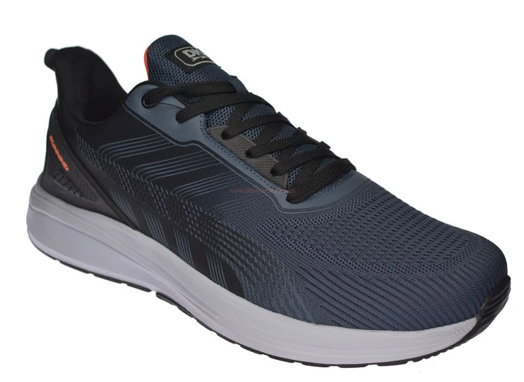 męskie sneakersy casual szaro niebieskie nadwymiary