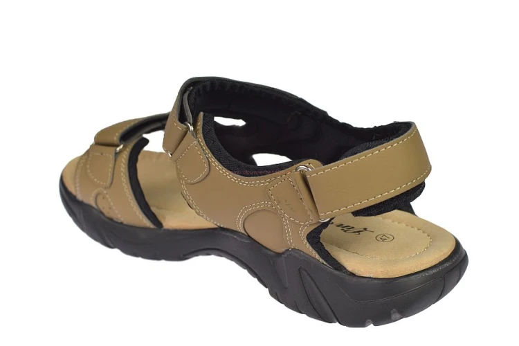 sandały męskie skórzana wkładka profilowana