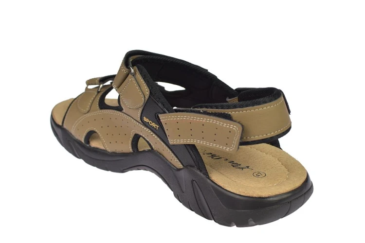 sandały męskie beżowe duże rozmiary A9003