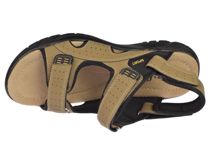 duże rozmiary sandały męskie na rzepy