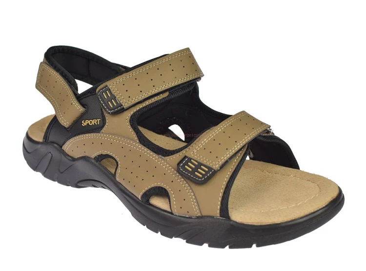 sandały męskie jako klapki odpinany pasek A9003