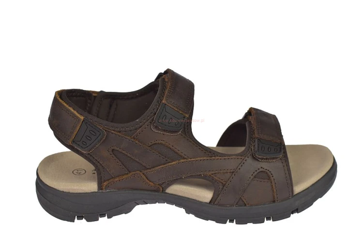 wygodne sandały męskie skóra naturalna American Club RL 185