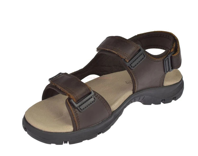 sandały męskie skóra naturalna wygodne na spacer RL 185