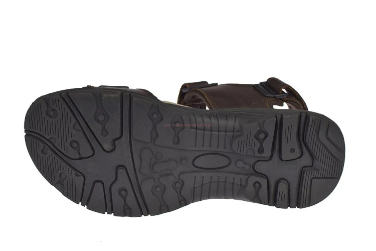 sandały męskie brązowe antypoślizgowa podeszwa RL 185