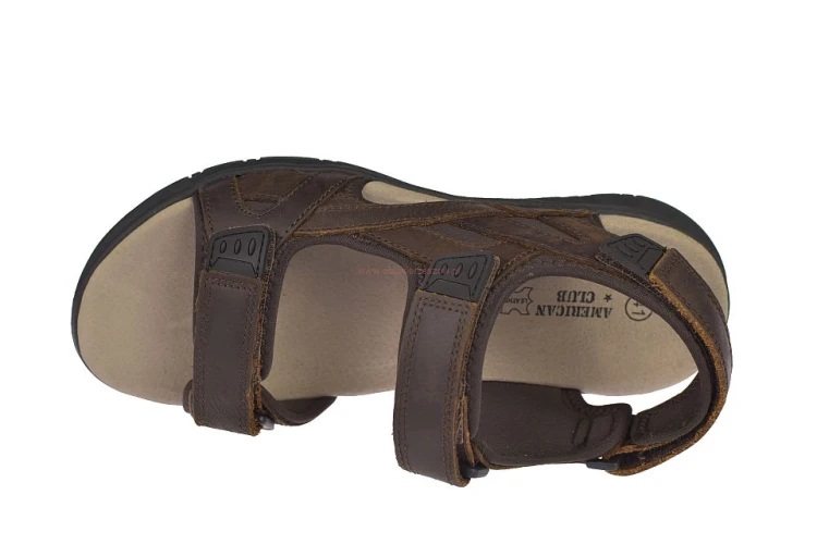 sandały męskie wygodne RL 185 widok z góry wkładka skórzana