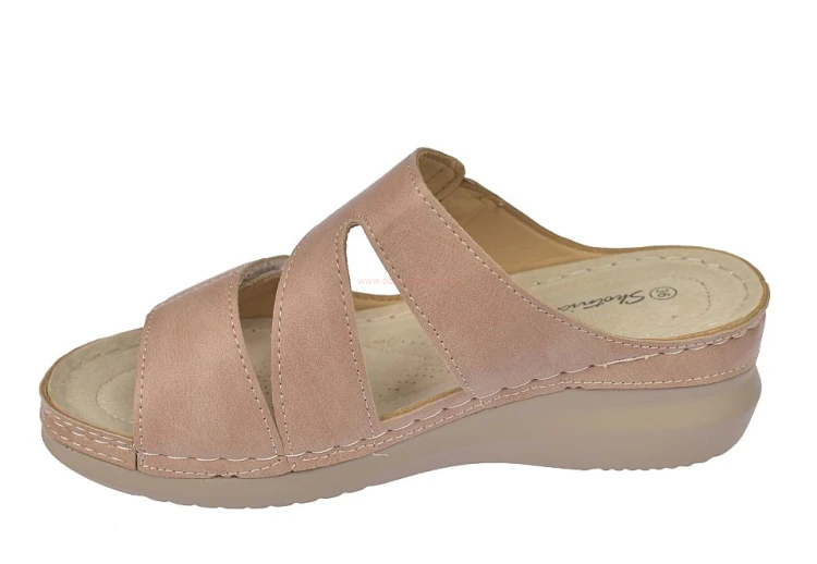 klapki damskie różowe lekkie wygodne codzienne