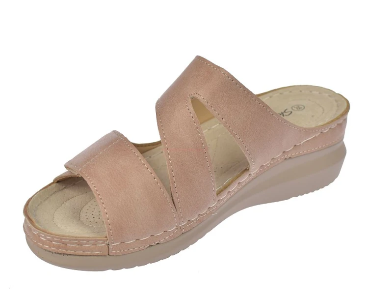 klapki damskie Skotnicki różowe komfortowe obuwie