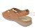 sandały damskie codzienne camel styl casual