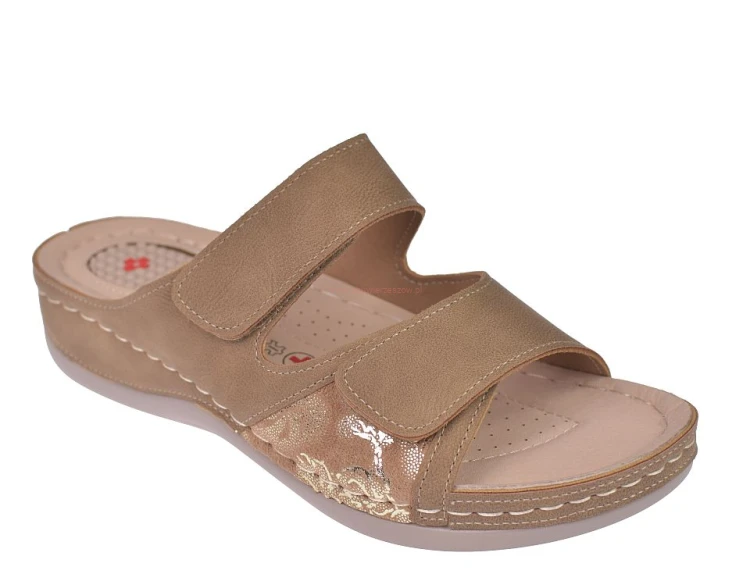 klapki medyczne damskie wkładka skórzana strefa ochronna pięty