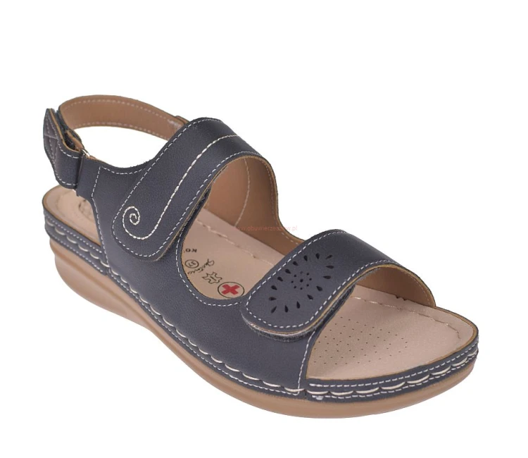 sandały medyczne damskie Skotnicki profilowana wkładka