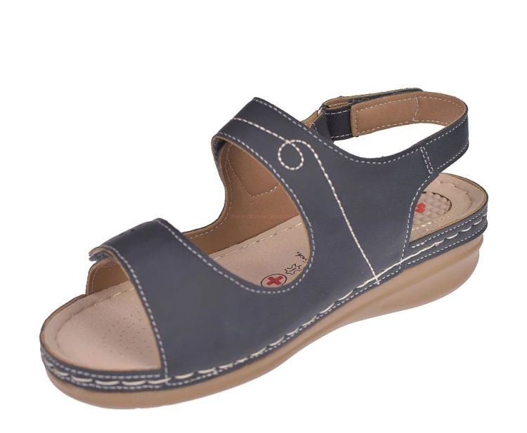 sandały damskie na szeroką stopę regulowane