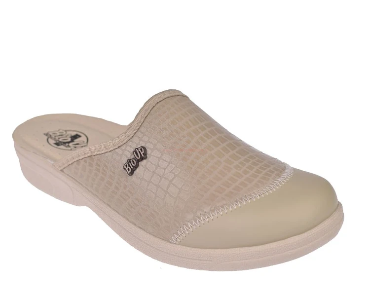 Klapki damskie na haluksy włoskie kapcie zakryte palce lycra