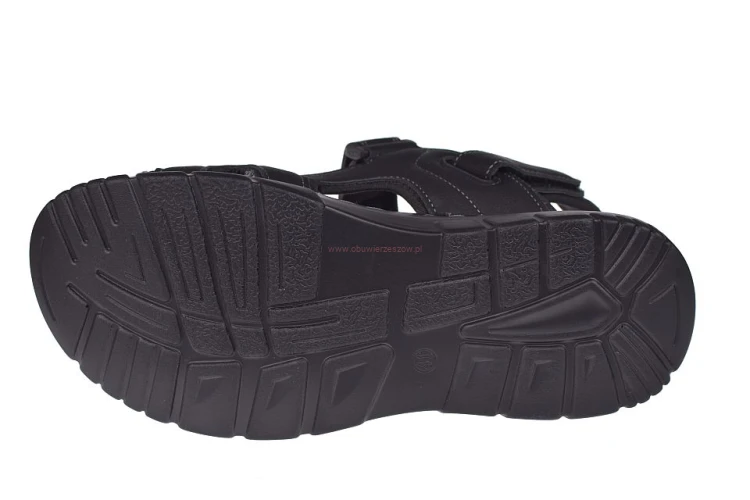 sandały męskie czarne podeszwa EVA spód