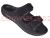 Czarne klapki męskie piankowe Lano KL-4-0414 na rzepy