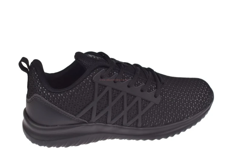 Damskie buty sportowe czarne sznurowane American Club