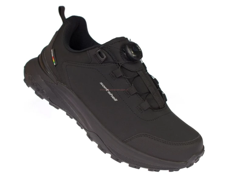 Czarne buty sportowe męskie American HL235 Softshell BOA