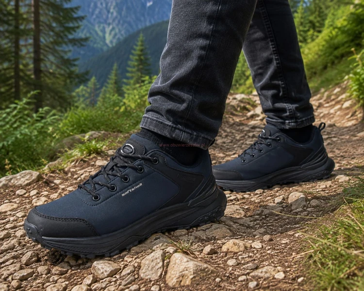 Buty sportowe trekkingowe American HL225 w góry na nogach