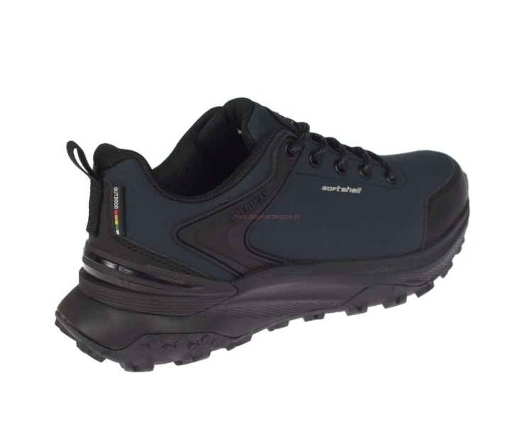 Lekkie granatowe buty outdoorowe męskie American Club HL 225