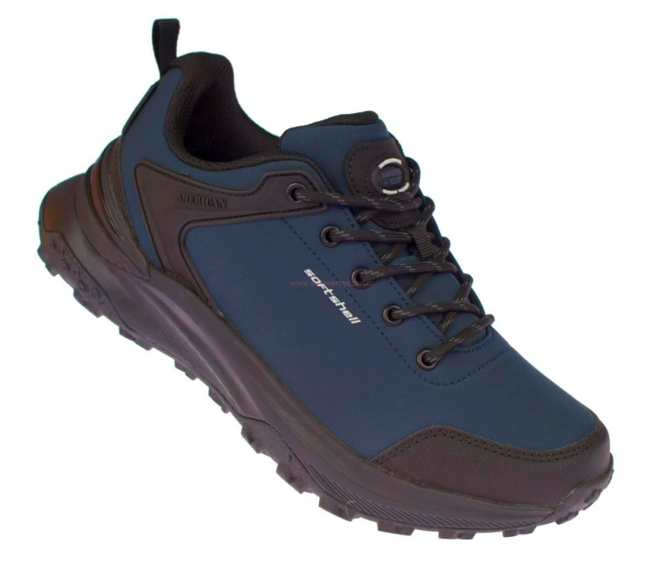 Męskie buty trekkingowe American Club HL 225 granatowe z membraną Softshell