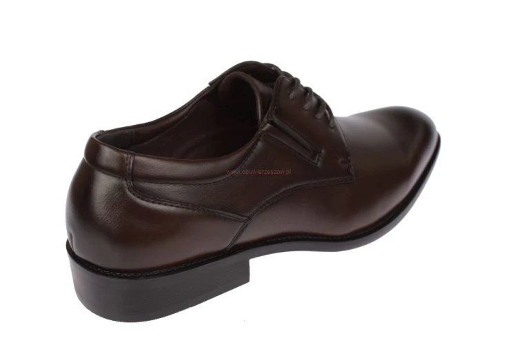 Eleganckie półbuty męskie Skotnicki P-4-0746 widok z boku