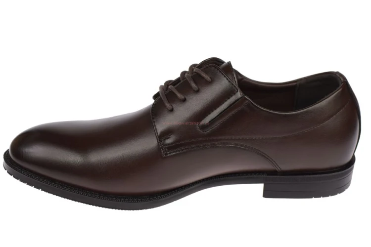 Eleganckie półbuty męskie Skotnicki P-4-0747 brązowe