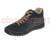 JK/B-3-901 navy granatowe damskie buty skórzane barefoot