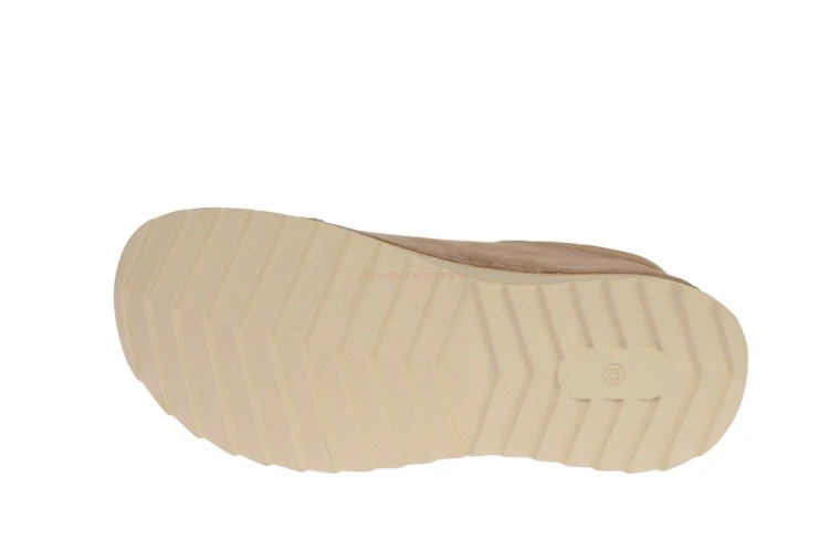 Beżowe buty barefoot damskie z płaską podeszwą JK/B-3-901