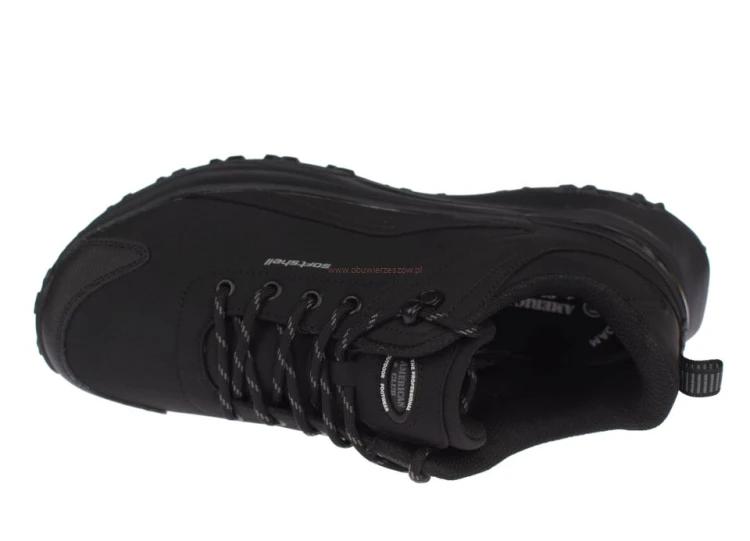 Czarne buty trekkingowe American Club HL 224 widok z góry