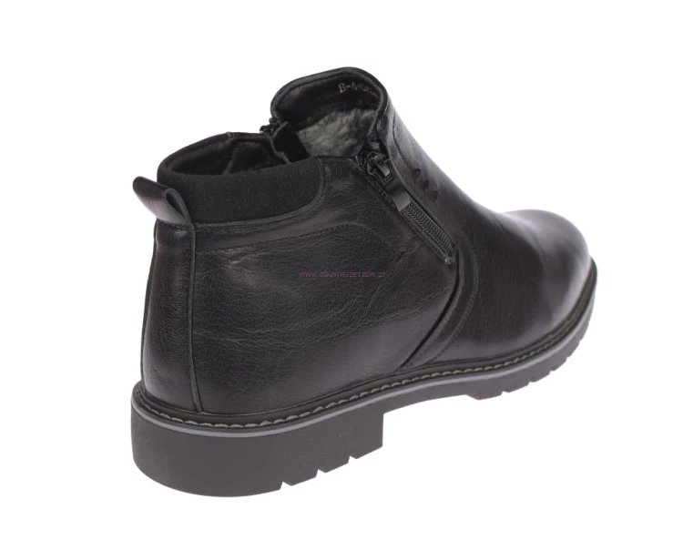 Eleganckie botki męskie Skotnicki B-4-0764 widok z tyłu