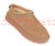 Botki damskie American Club CY187 camel mule ze skóry welurowej
