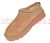 Naturalna skóra welurowa camel w botkach damskich American Club CY187