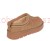 Botki damskie CY187 camel – tył z pętelką na pięcie
