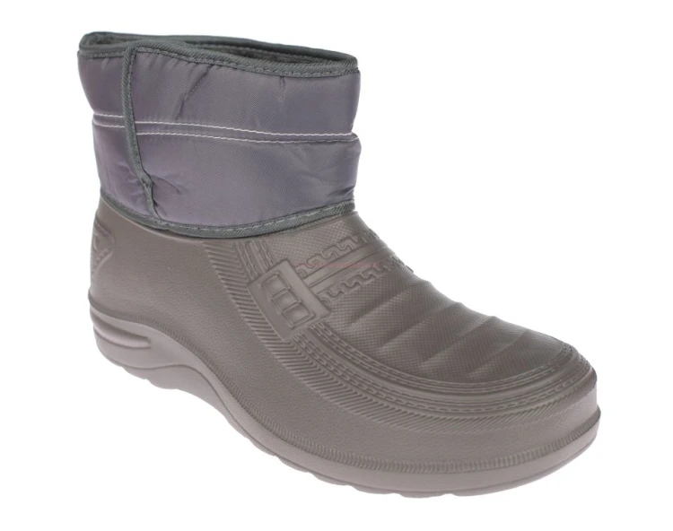 Kalosze męskie 8862-8 szare wysokość całkowita do 17 cm