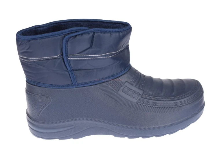 Kalosze męskie 8862-8 navy podgumowanie do 9 cm od podłoża