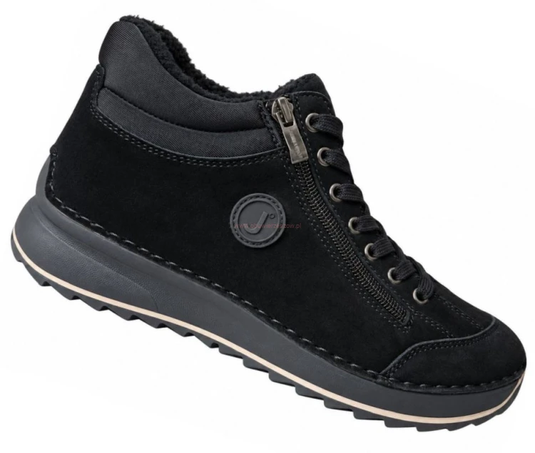 Czarne damskie buty barefoot Jankowski JK/B-3-901 ze skóry naturalnej